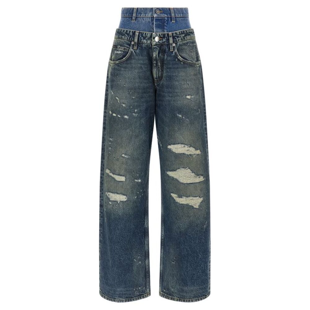 Dolce & Gabbana Women Double Layer Jeans